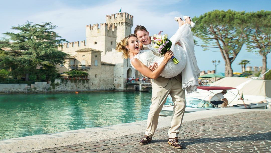 Wedding at Lake Garda in Italy, wedding photographer at Lake Garda
