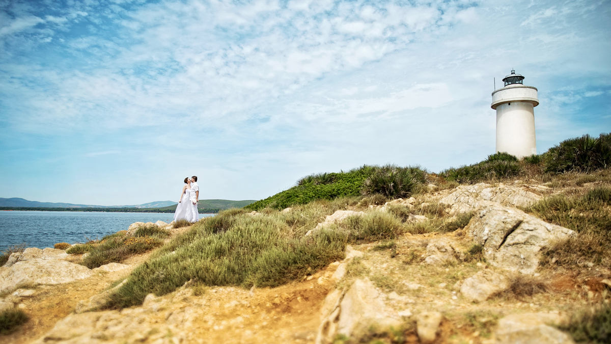 Свадьба на пляже на Сардинии, свадебный фотограф на Сардинии