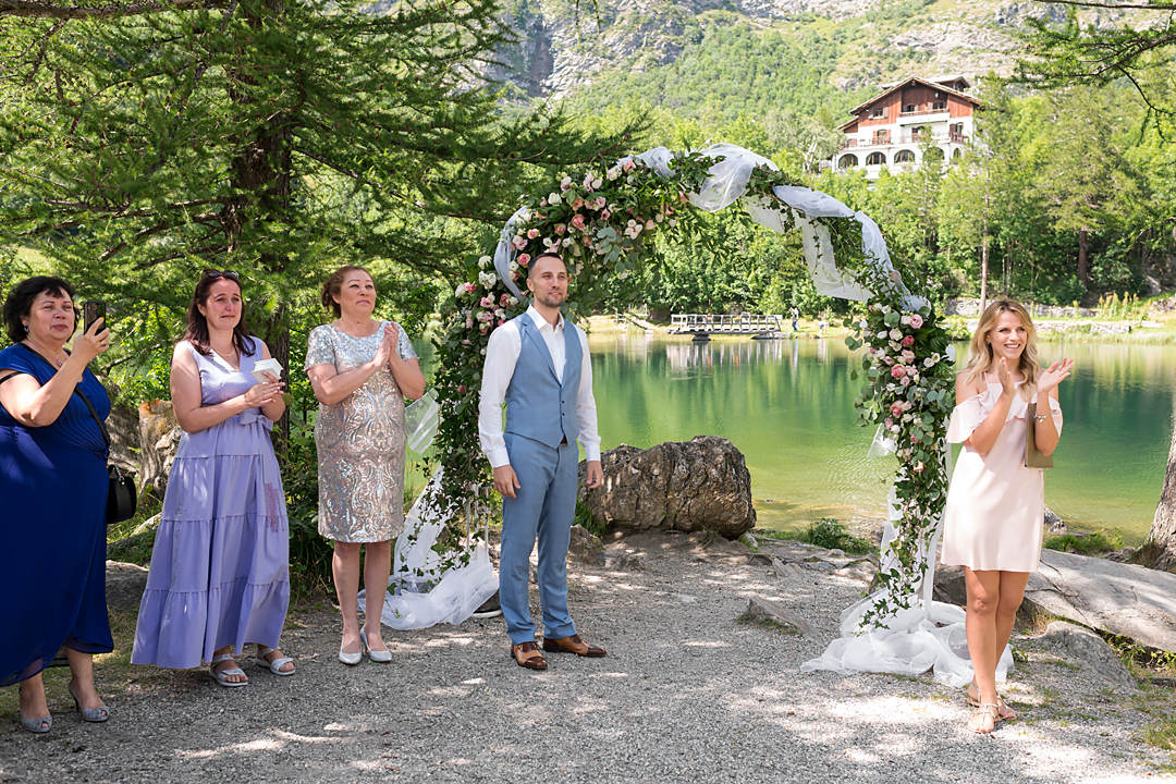 wedding ceremony moncenisio lake