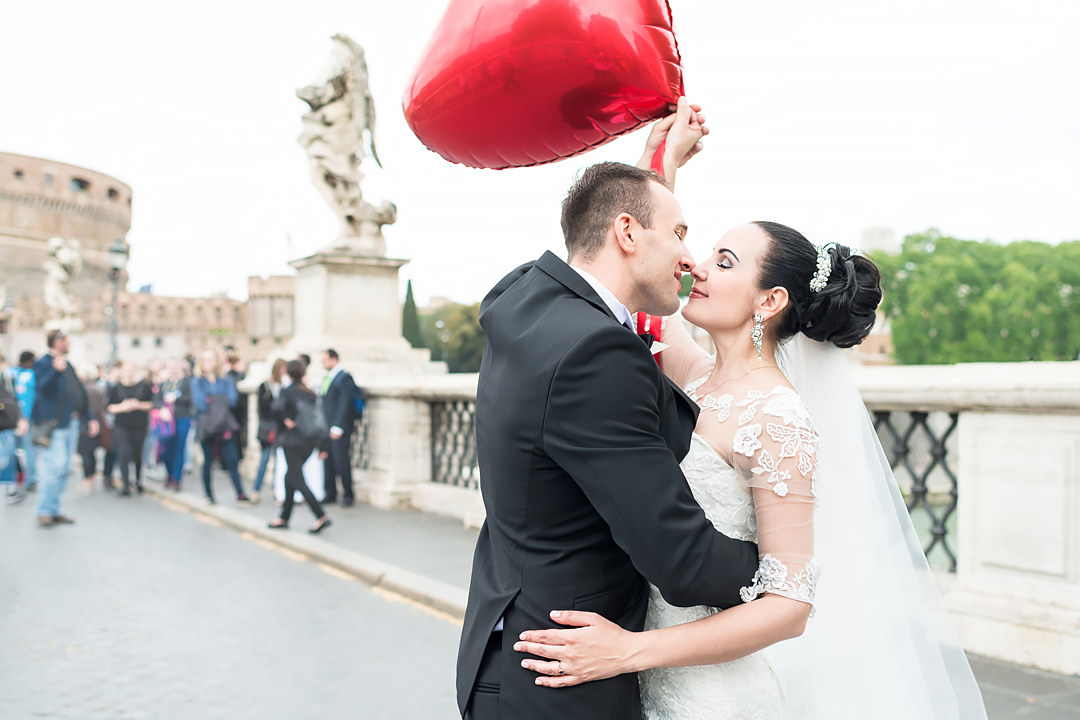 wedding photo shooting in rome