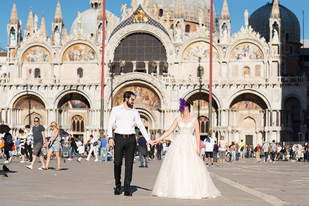 площадь сан марко свадьба венеция