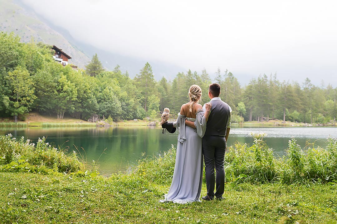 свадебная фотосессия у озера